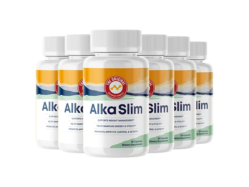AlkaSlim Weight Management Formula AlkaSlim 6 Bottle Package