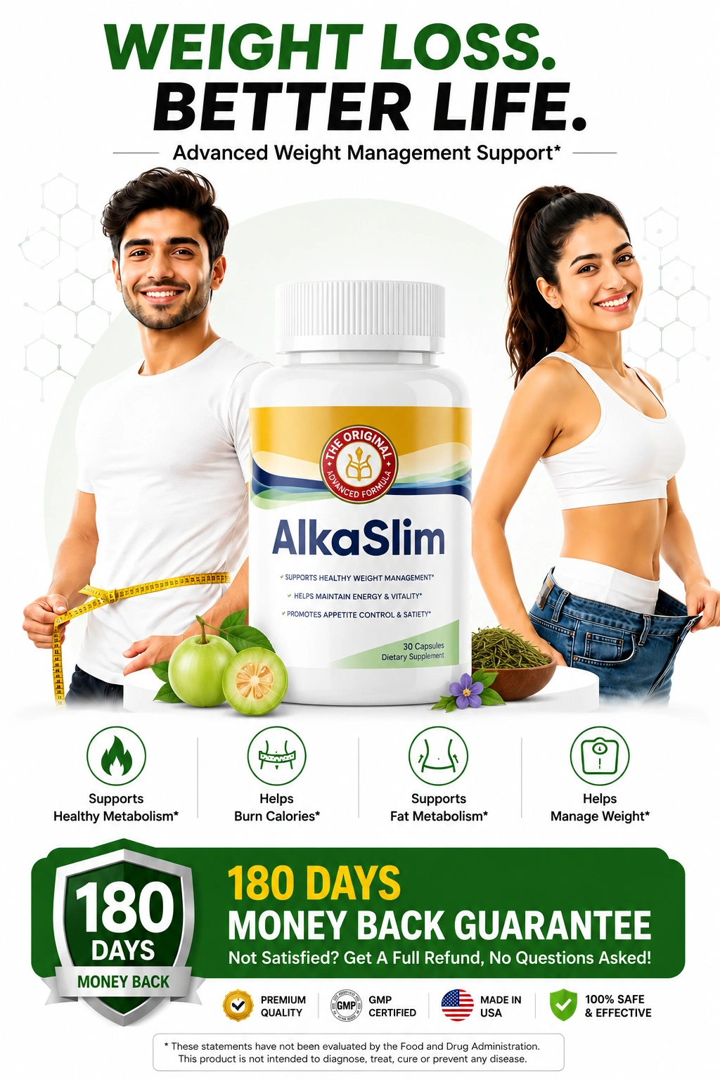 AlkaSlim Weight Management Formula AlkaSlim Natural Weight Loss Supplement